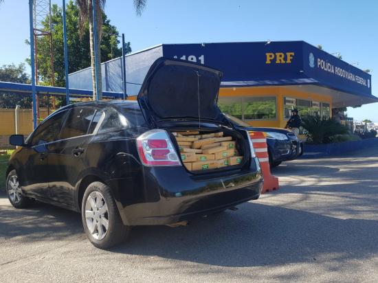 PRF de Biguaçu: apreende maconha