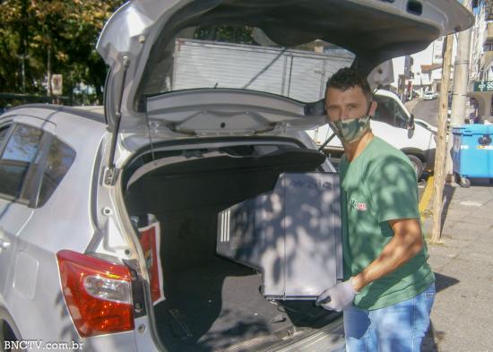 Coleta de lixo eletrÃ´nico em Tubarão
