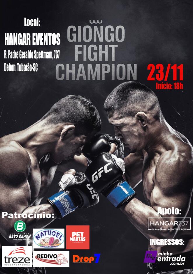 Mega Evento de Artes Marciais em Tubarão, SC.