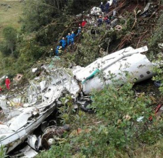 O acidente aéreo que vitimou jogadores da Chapecoense 