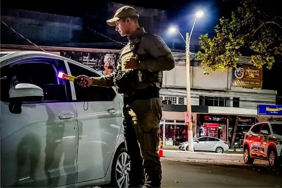 Operação Lei Seca em Tubarão, SC.