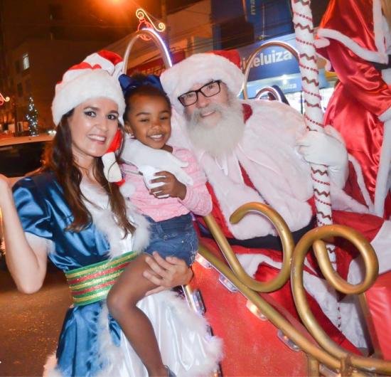 Caravana do Papai Noel em Tubarão