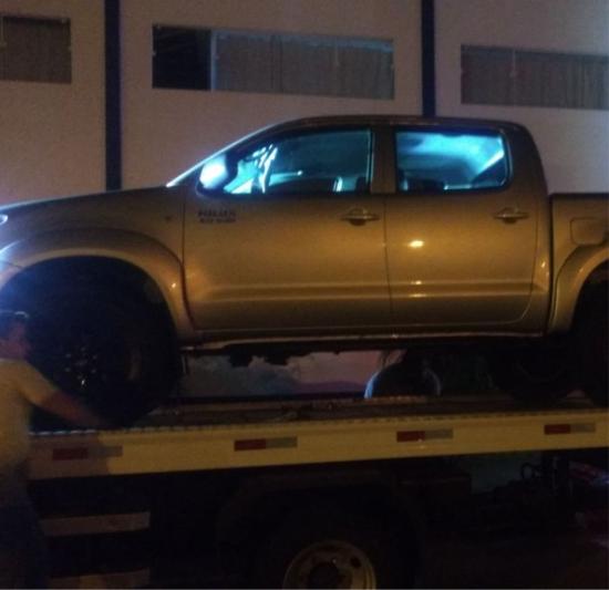PM recuperou uma TOYOTA HILUX 