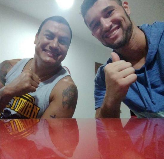 Davi Ell Rei na despedida do Popó