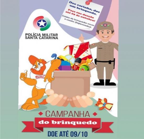 PM: Doe carinho doe um brinquedo! 